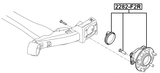 1282-F2R - REAR WHEEL HUB