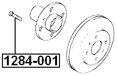 1284-001 - WHEEL STUD