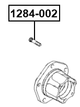 1284-002 - WHEEL STUD
