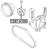 1287-H100 - TENSION PULLEY