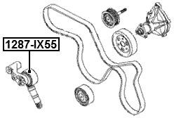 1287-IX55 - TENSION PULLEY