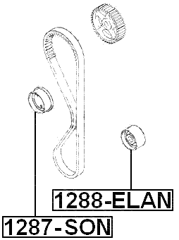 1287-SON - TIMING BELT TENSIONER PULLEY