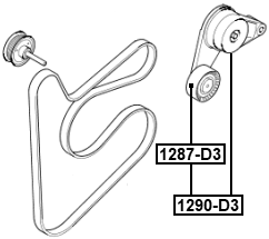1290-D3 - BELT TENSIONER