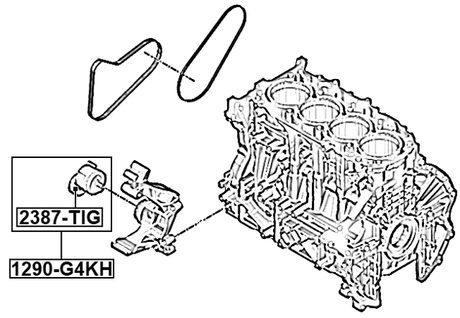 1290-G4KH - BELT TENSIONER