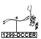 1299-DCCER - OUTER DOOR LOCK CABLE