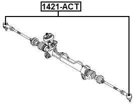 1421-ACT - STEERING TIE ROD END