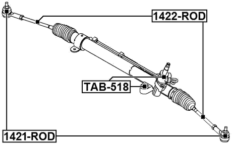 1422-ROD - STEERING TIE ROD
