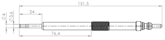 14642-001 - GLOW PLUG