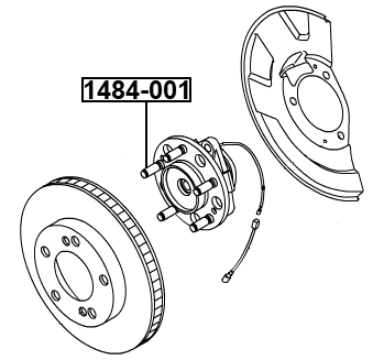 1484-001 - WHEEL STUD