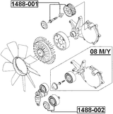 1488-001 - PULLEY IDLER KIT