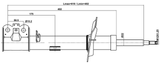 15110-002FR - SHOCK ABSORBER FRONT RIGHT GAS.TWIN TUBE