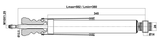 15110-005R - REAR SHOCK ABSORBER GAS.TWIN TUBE