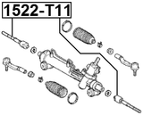 1522-T11 - STEERING TIE ROD