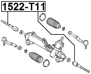 1522-T11 - STEERING TIE ROD