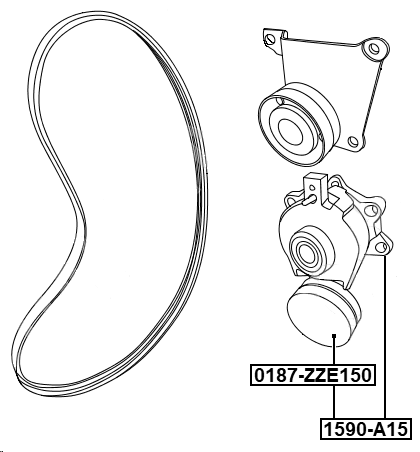 1590-A15 - BELT TENSIONER