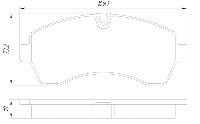 1601-906F - PAD KIT, DISC BRAKE, FRONT