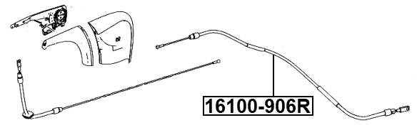 16100-906R - PARKING BRAKE CABLE