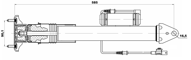 16110-002R - REAR SHOCK ABSORBER
