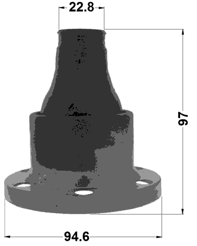 1615-164SA - DRIVE SHAFT CV JOINT BOOT 96.4?97?22.8