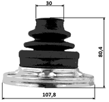 1615-G463SA - DRIVE SHAFT CV JOINT BOOT