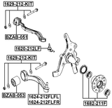 1620-212F - BALL JOINT FRONT LOWER ARM