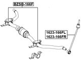 1623-166FR - FRONT RIGHT STABILIZER LINK / SWAY BAR LINK