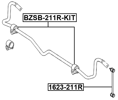 1623-211R - REAR STABILIZER LINK