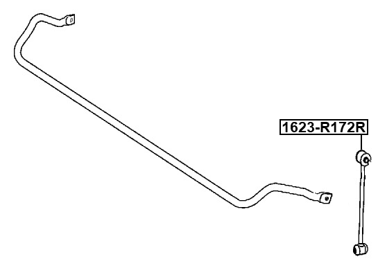 1623-R172R - REAR STABILIZER LINK