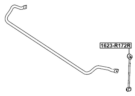 1623-R172R - REAR STABILIZER LINK