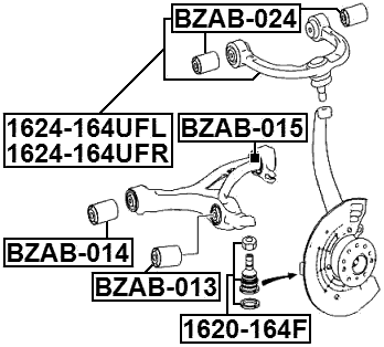 1624-164UFR - RIGHT UPPER FRONT ARM