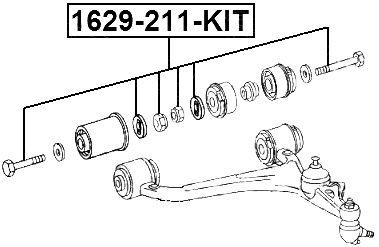 1629-211-KIT - REPAIR KIT, CAMBER ADJUSTING ECCENTRIC BOLT