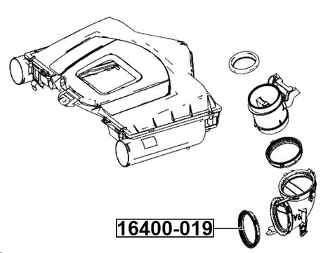 16400-019 - AIR INTAKE HOSE SEAL