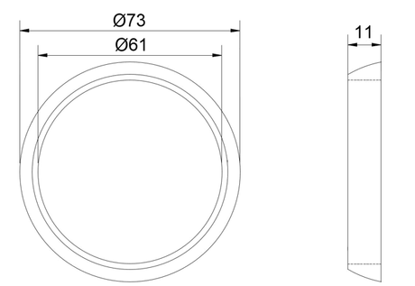 16491-003 - EXHAUST PIPE SEAL (CERAMIC COATING)