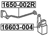1650-002R - LINK, HEIGHT CONTROL SENSOR