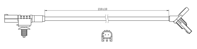 16606-001 - ABS SENSOR REAR