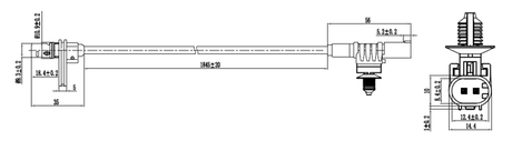 16606-004 - ABS SENSOR REAR RIGHT