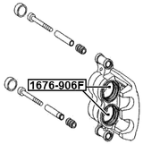 1676-906F - FRONT CALIPER PISTON D47.9