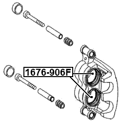 1676-906F - FRONT CALIPER PISTON D47.9