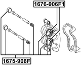 1676-906F1 - FRONT CALIPER PISTON D51.9
