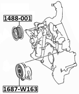 1687-W163 - TENSION PULLEY