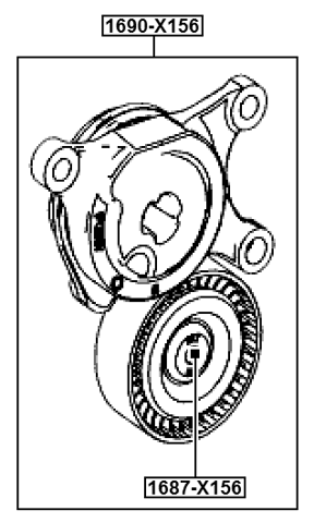 1687-X156 - TENSION PULLEY