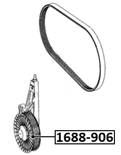 1688-906 - PULLEY IDLER