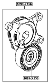 1690-X156 - BELT TENSIONER