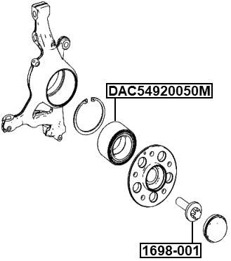 1698-001 - CV JOINT BOLT