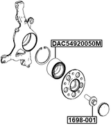 1698-001 - CV JOINT BOLT