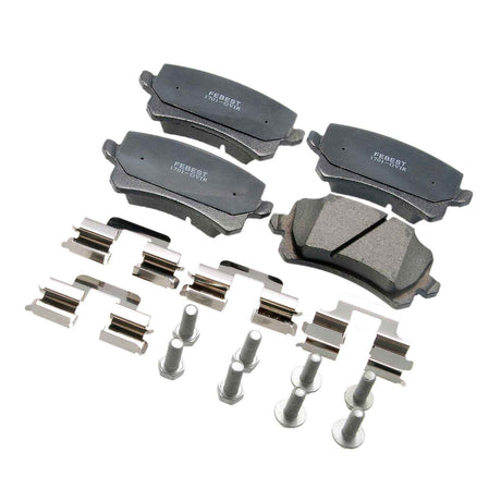 1701-GVIR - PAD KIT, DISC BRAKE, REAR - KIT (INCLUDING BOLTS, WITH ANTI SQUEAL SHIM) Braking System, Brake Pads