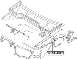 17101-A8D2 - CABLE ASSEMBLY HOOD LOCK CONTROL
