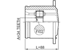1711-Q5 - INNER CV JOINT 34X104