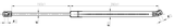 17117-006 - BOOT GAS STRUT L501/450N
