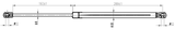 17117-007 - BOOT GAS STRUT L500/500N